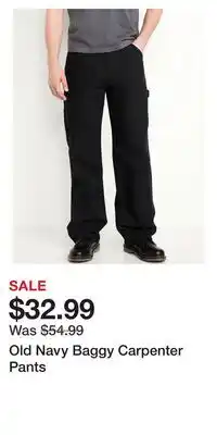 Old Navy Old Navy Baggy Carpenter Pants offer
