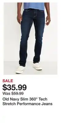 Old Navy Old Navy Slim 360° Tech Stretch Performance Jeans offer