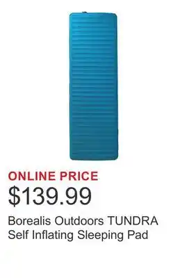 Costco Borealis Outdoors TUNDRA Self Inflating Sleeping Pad offer