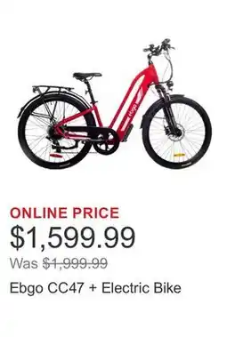 Costco Ebgo CC47 + Electric Bike offer