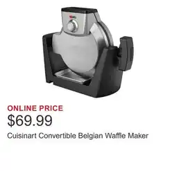 Costco Cuisinart Convertible Belgian Waffle Maker offer