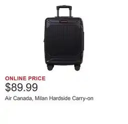 Costco Air Canada, Milan Hardside Carry-on offer