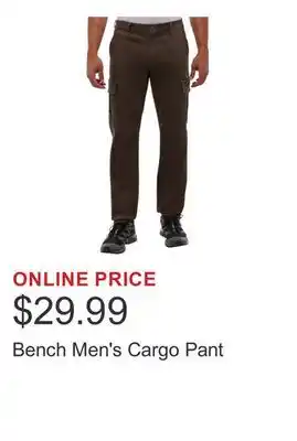 Costco Bench Men's Cargo Pant offer