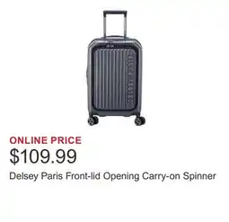 Costco Delsey Paris Front-lid Opening Carry-on Spinner offer