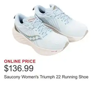 Costco Saucony Women's Triumph 22 Running Shoe offer