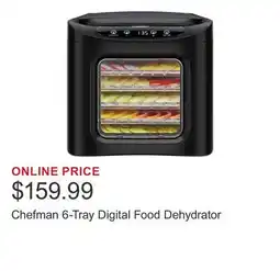 Costco Chefman 6-Tray Digital Food Dehydrator offer