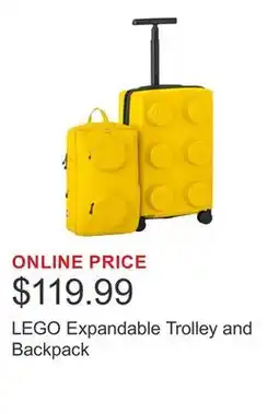 Costco LEGO Expandable Trolley and Backpack offer