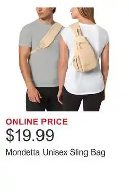 Costco Mondetta Unisex Sling Bag offer