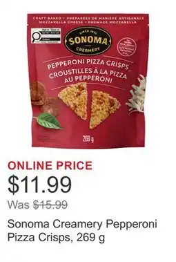 Costco Sonoma Creamery Pepperoni Pizza Crisps, 269 g offer