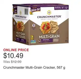 Costco Crunchmaster Multi-Grain Cracker, 567 g offer