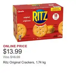 Costco Ritz Original Crackers, 1.74 kg offer
