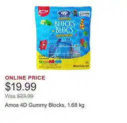 Costco Amos 4D Gummy Blocks, 1.68 kg offer
