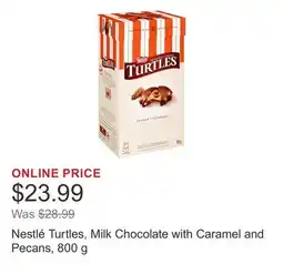 Costco Nestlé Turtles, Milk Chocolate with Caramel and Pecans, 800 g offer