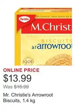 Costco Mr. Christie's Arrowroot Biscuits, 1.4 kg offer