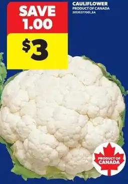 Real Canadian Superstore Cauliflower offer