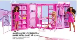 Canadian Tire BARBIE DREAM CLOSET 3.0 offer