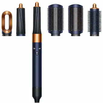 Best Buy Dyson Airwrap Styler Complete Curling Iron - Dark Blue/Copper offer