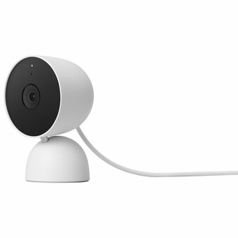 Best Buy Google Nest Cam Wired Indoor Security Camera - Snow offer