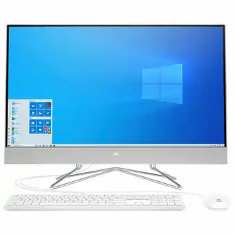 Best Buy HP 27" All-In-One Desktop PC - Natural Silver (AMD Ryzen 5 4500U/512GB SSD/16GB RAM/Windows 10) offer