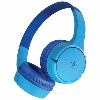 Best Buy Belkin SoundForm Mini On-Ear Bluetooth Kids Headphones - Blue offer