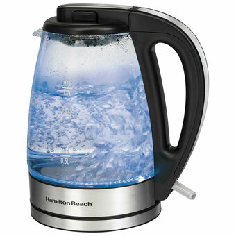 Best Buy Hamilton Beach Electric Kettle - 1.7L - Glass offer