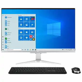 Best Buy Acer C27 27" PC - Silver (Intel Core i5-1035G1/512GB SSD/12GB RAM/Windows 10) offer