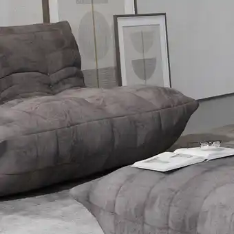 Best Buy JannahStudios THEODORA contemporary ergonomic quilted luxury living room sofa (Grey - LoveSeat) - Only for Urban Ontario and offer