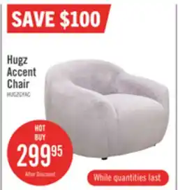 The Brick Hugz 45 Fabric Accent Chair - Grey offer