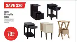 The Brick Torry 11.5 Chairside Table with Drawer - Red Cocoa offer