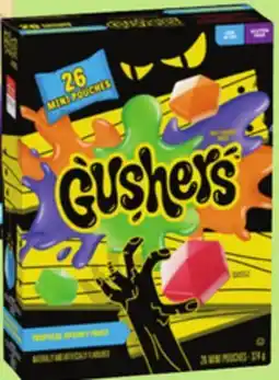 Giant Tiger Gushers candy offer