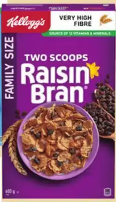 Giant Tiger Kellogg's cereal offer