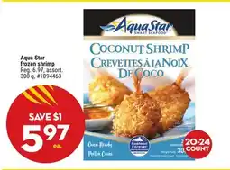 Giant Tiger Aqua Star frozen shrimp offer