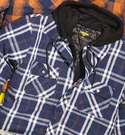 Giant Tiger Quilted fooler shirt or microfleece hooded shirt offer