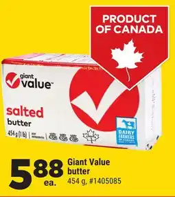 Giant Tiger Giant Value butter offer