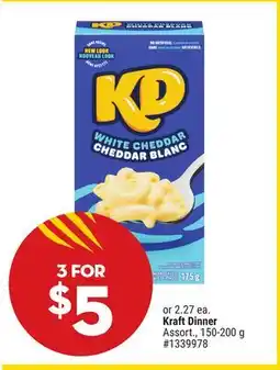 Giant Tiger Kraft Dinner offer