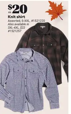 Giant Tiger Mountain Ridge Knit shirt offer