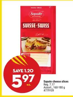 Giant Tiger Saputo cheese slices offer