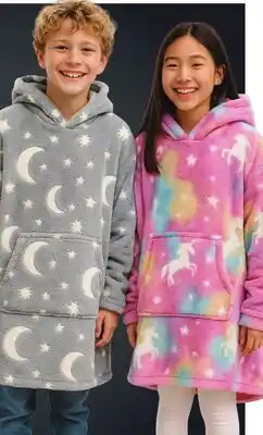 Giant Tiger Glow-in-the-dark hooded blanket offer