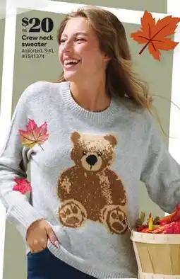 Giant Tiger Crew neck sweater offer