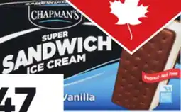 Giant Tiger Chapman's Premium frozen desserts offer