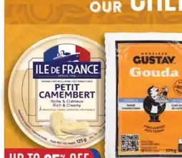 Marché Adonis Île de France or gouda cheese offer