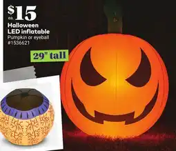 Giant Tiger Halloween LED inflatable offer