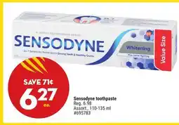Giant Tiger Sensodyne toothpaste offer