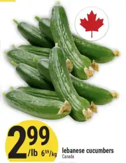 Marché Adonis lebanese cucumbers offer