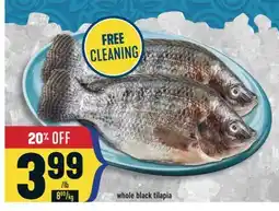 Marché Adonis Whole black tilapia offer