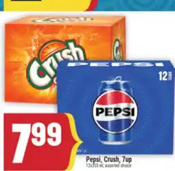 Marché Adonis PEPSI, CRUSH, 7UP offer