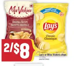 Marché Adonis Lay's or Miss Vickie's chips offer