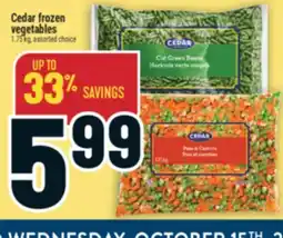 Marché Adonis CEDAR FROZEN VEGETABLES offer