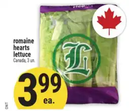Marché Adonis ROMAINE HEARTS LETTUCE offer