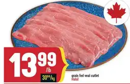 Marché Adonis GRAIN FED VEAL CUTLET offer